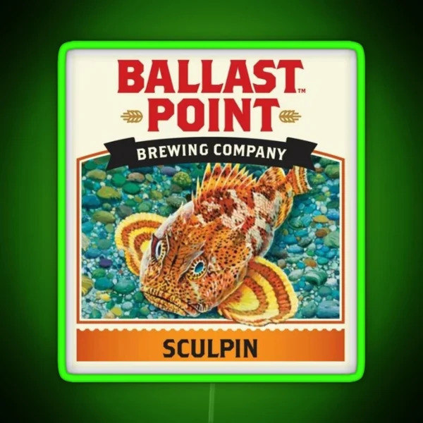 Ballast Point Brewing Company RGB Neon Sign