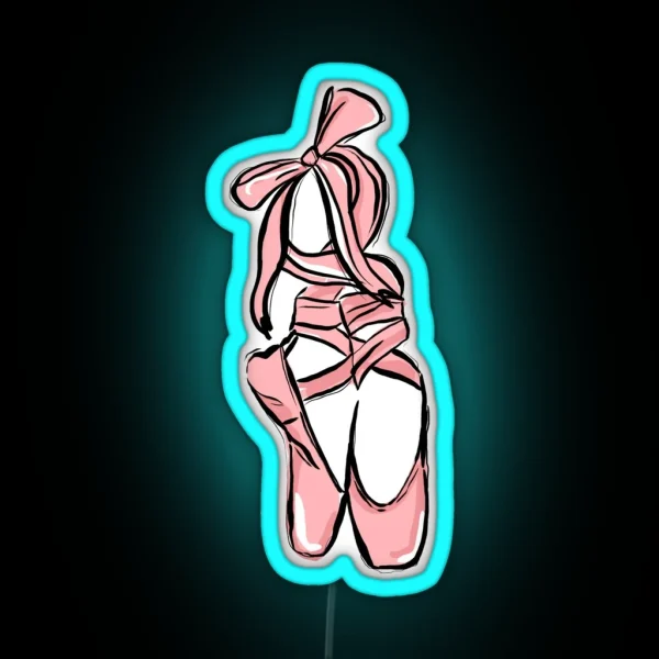 Ballerina RGB Neon Sign