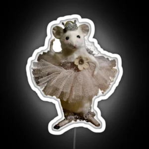 Ballet Tutu Mouse RGB Neon Sign