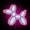 RGB Neon Purple Balloon Dog Shape LED Light Sign Decoration