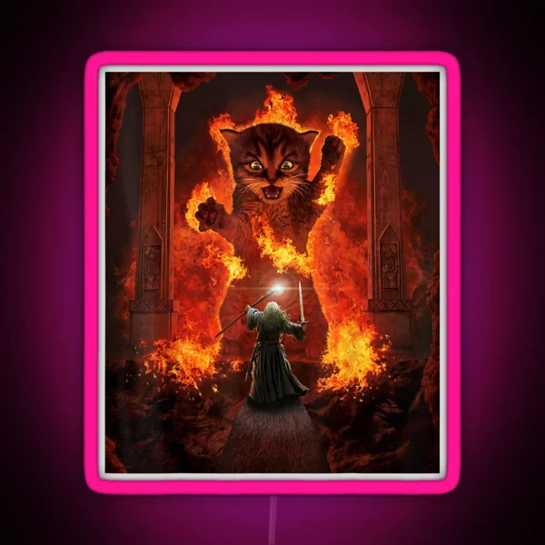 Balrog Cat RGB Neon Sign