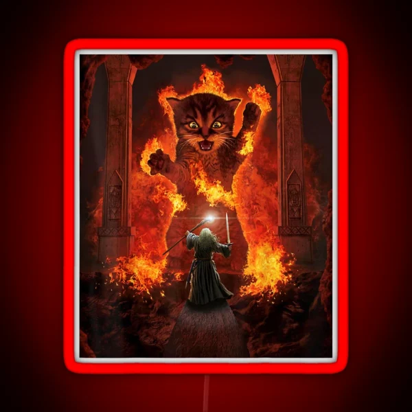 Balrog Cat RGB Neon Sign