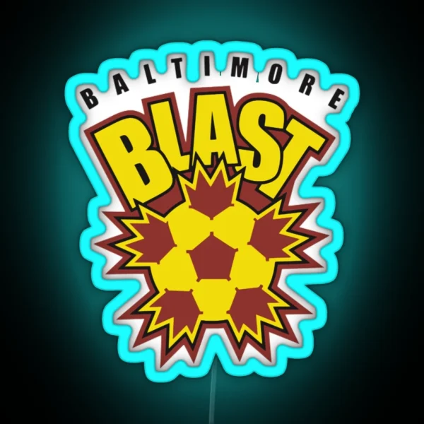 Baltimore Blast Logo RGB Neon Sign