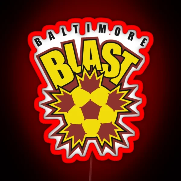 Baltimore Blast Logo RGB Neon Sign