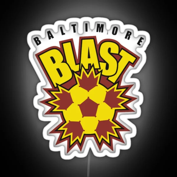 Baltimore Blast Logo RGB Neon Sign