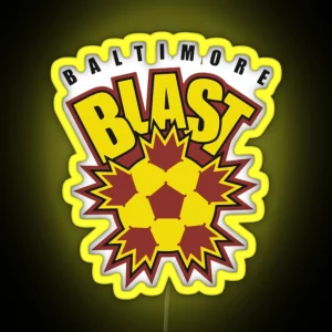 Baltimore Blast Logo RGB Neon Sign