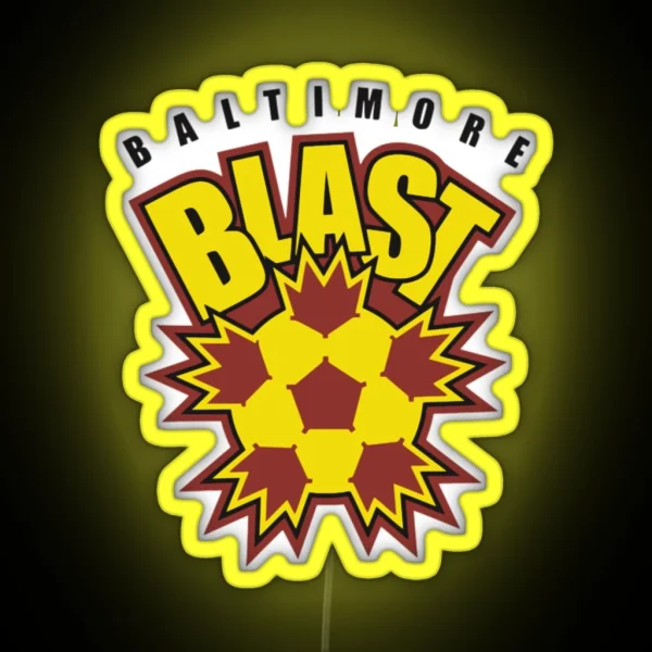 Baltimore Blast Logo RGB Neon Sign