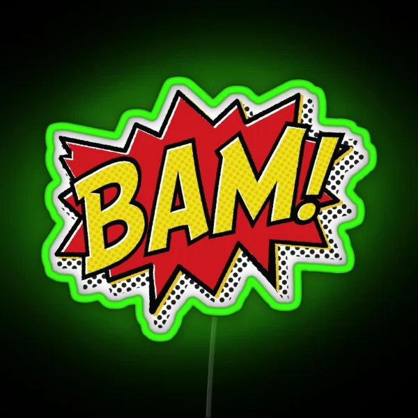 BAM RGB Neon Sign