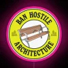 Modern Anti-Homeless Urban Design Movement RGB Neon Sign Art Statement