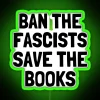 Anti-Fascist Book Lover Neon Sign with Vibrant RGB Color Scheme