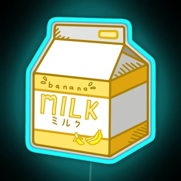 Banana Milk RGB Neon Sign