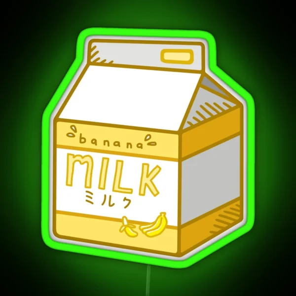 Banana Milk RGB Neon Sign