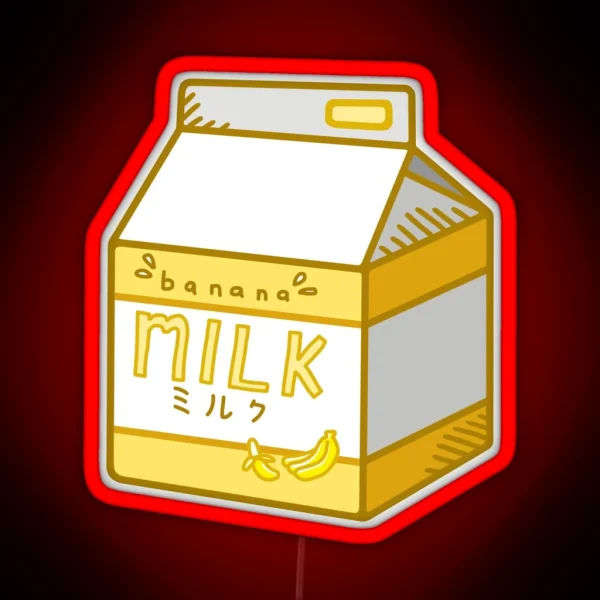 Banana Milk RGB Neon Sign
