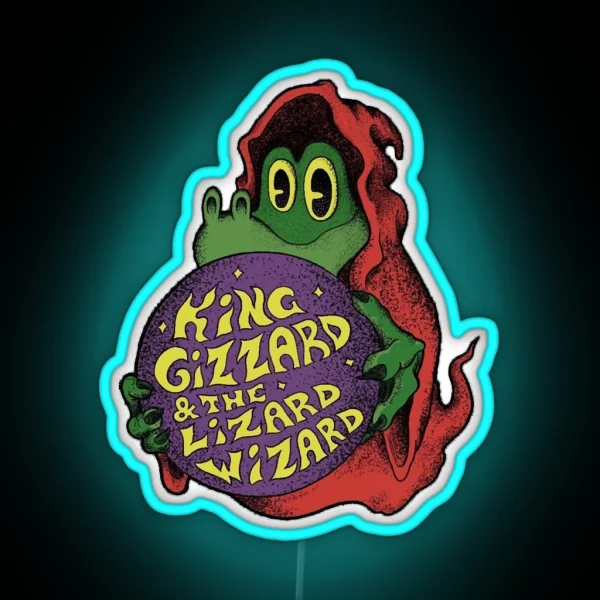 Band King Gizzard And The Lizard Wizard RGB Neon Sign