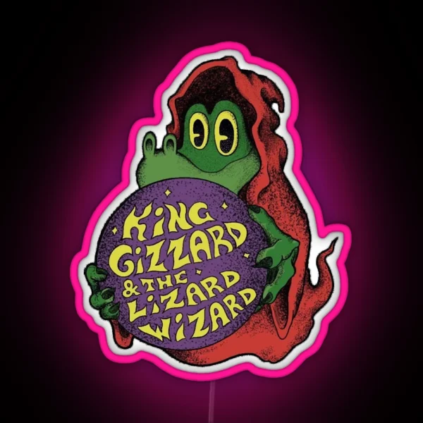 Band King Gizzard And The Lizard Wizard RGB Neon Sign