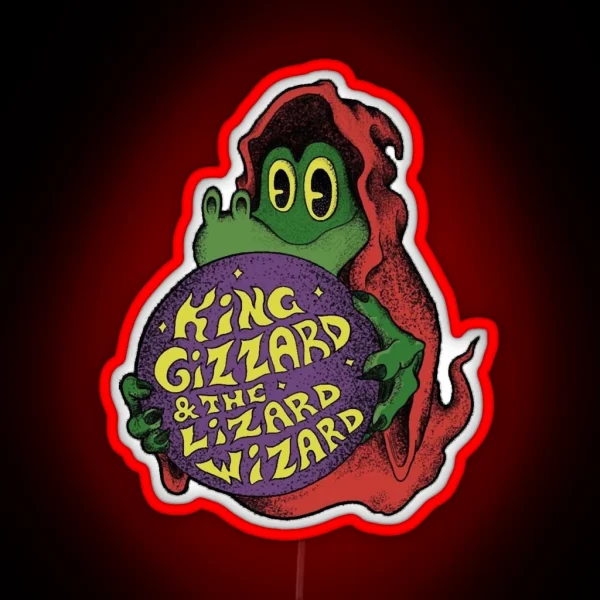 Band King Gizzard And The Lizard Wizard RGB Neon Sign