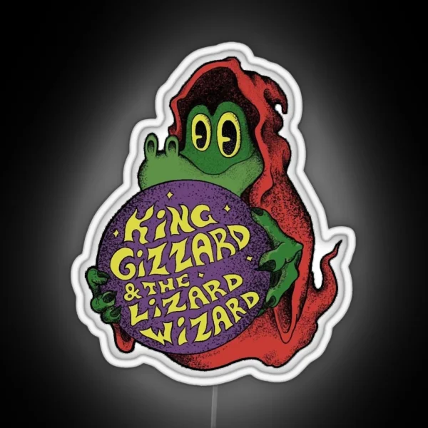 Band King Gizzard And The Lizard Wizard RGB Neon Sign