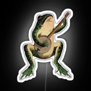 Banjo Frog Led RGB Neon Sign