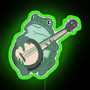 Banjo Frog RGB Neon Sign