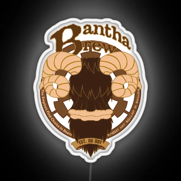 Bantha Brew RGB Neon Sign
