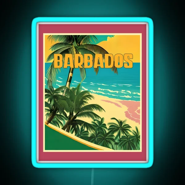 Barbados RGB Neon Sign