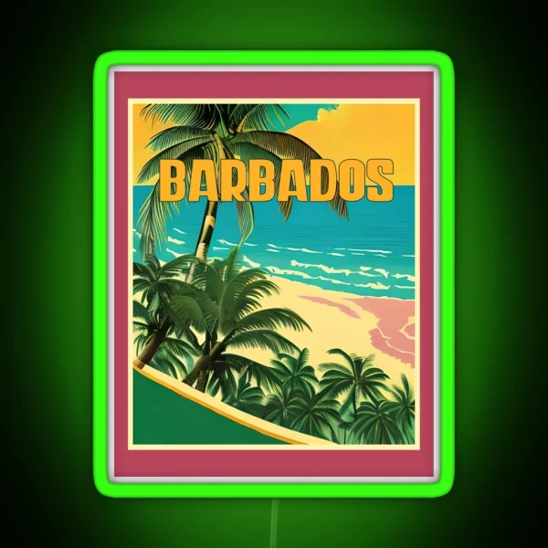Barbados RGB Neon Sign