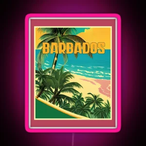 Barbados RGB Neon Sign