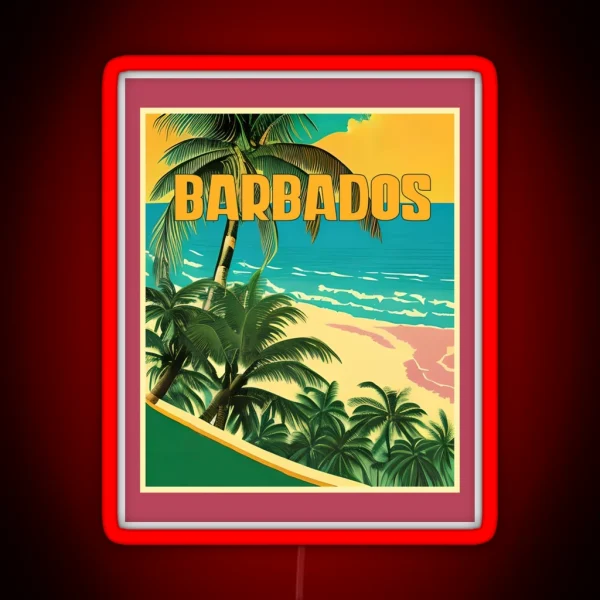 Barbados RGB Neon Sign