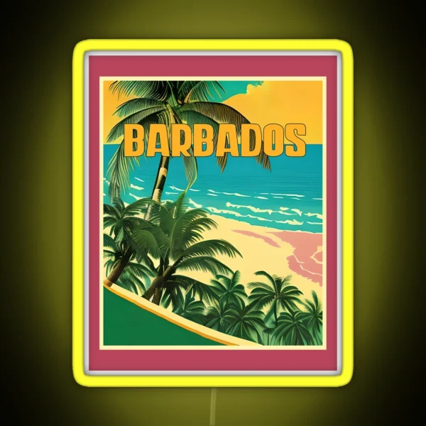 Barbados RGB Neon Sign