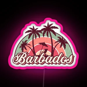 Barbados Summer Trip RGB Neon Sign