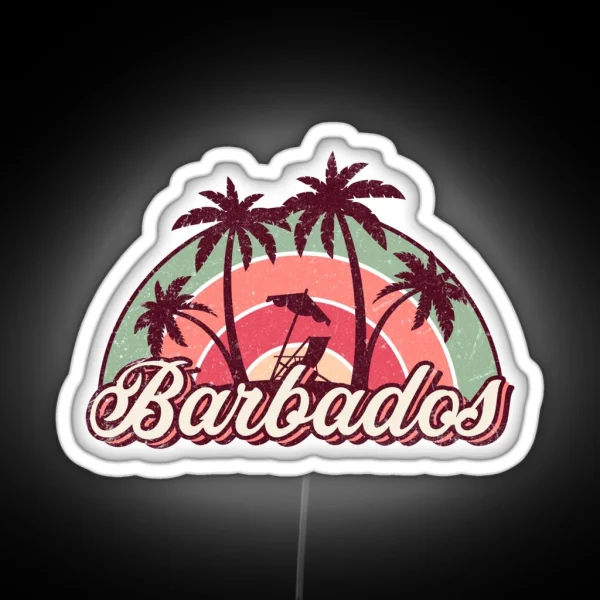 Barbados Summer Trip RGB Neon Sign
