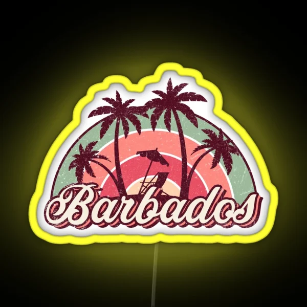 Barbados Summer Trip RGB Neon Sign