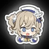 Genshin Impact Barbara Character RGB Neon Sign with Customizable Lighting