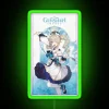Barbara Teyvat inspired Genshin Impact character neon light decoration accessory