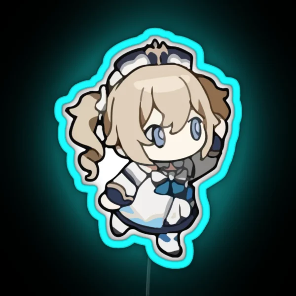 Barbara Look Genshin Impact RGB Neon Sign