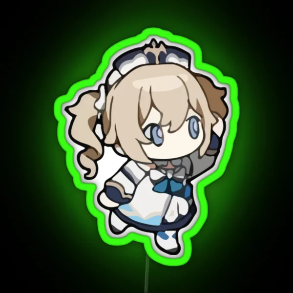 Barbara Look Genshin Impact RGB Neon Sign