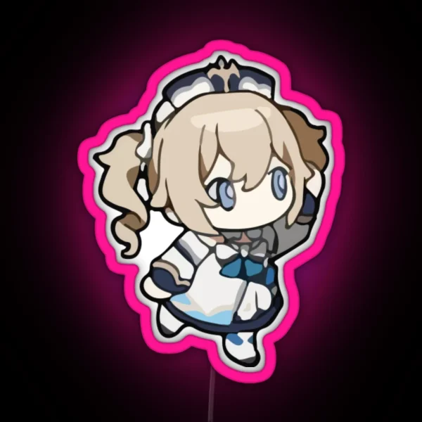 Barbara Look Genshin Impact RGB Neon Sign