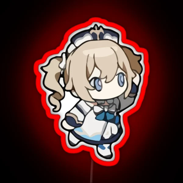 Barbara Look Genshin Impact RGB Neon Sign