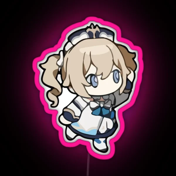 Barbara Look Genshin Impact RGB Neon Sign