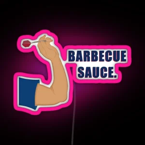 Barbecue Sauce Dart RGB Neon Sign