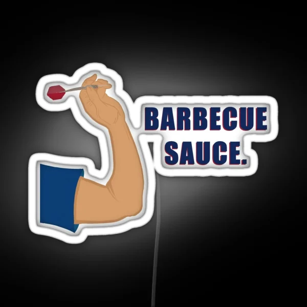 Barbecue Sauce Dart RGB Neon Sign