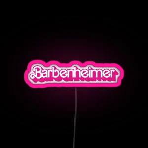 Barbenheimer RGB Neon Sign