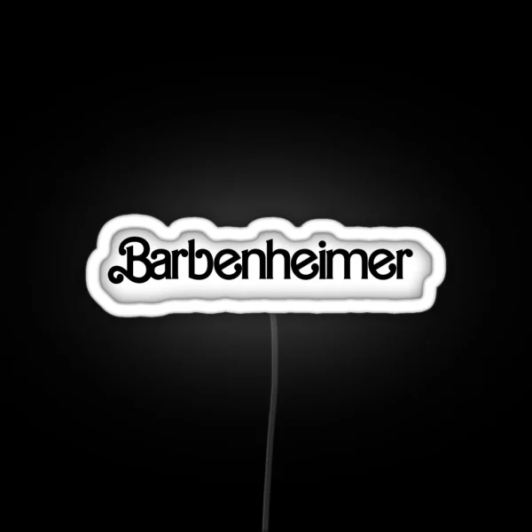 Barbenheimer RGB Neon Sign