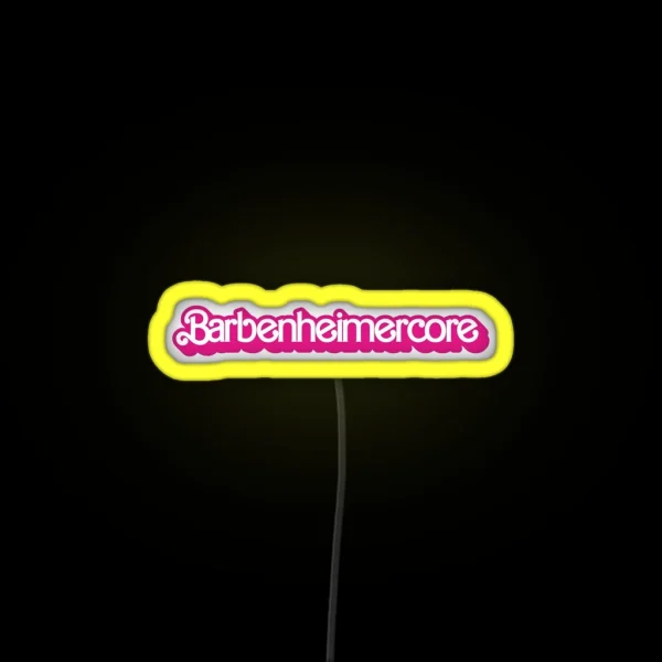 Barbenheimercore RGB Neon Sign