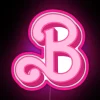 Personalized Barbie fan gift with customizable B neon LED letters