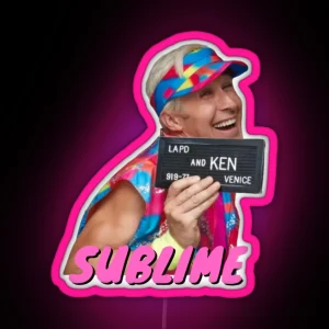 Barbie Ken Sublime RGB Neon Sign