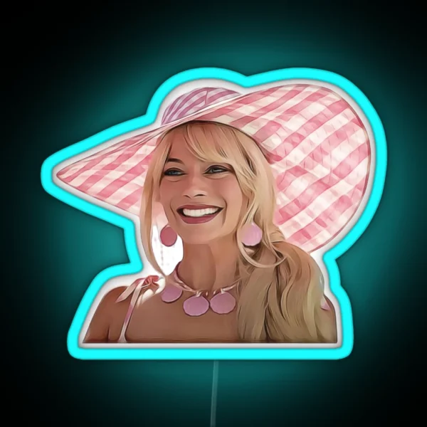 Barbie Movie 2023 Margot Robbie Barbenheimer RGB Neon Sign