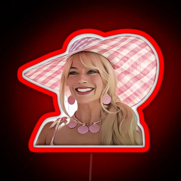 Barbie Movie 2023 Margot Robbie Barbenheimer RGB Neon Sign