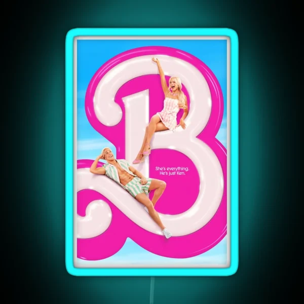 Barbie Movie 2023 RGB Neon Sign