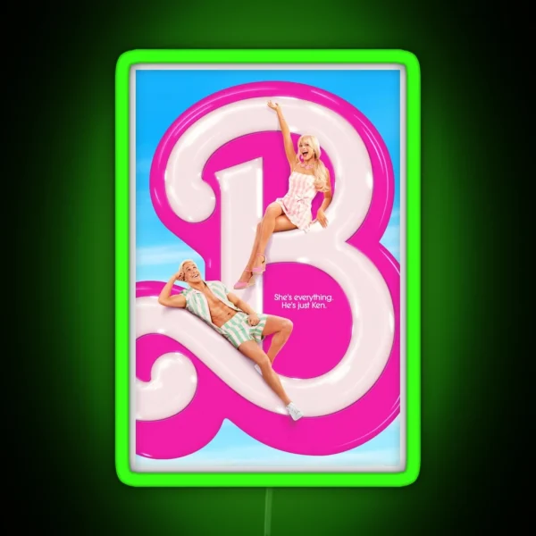 Barbie Movie 2023 RGB Neon Sign